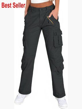 Cotton Spandex Ripstop Cargo Pants with 8 Pockets Tactical Work